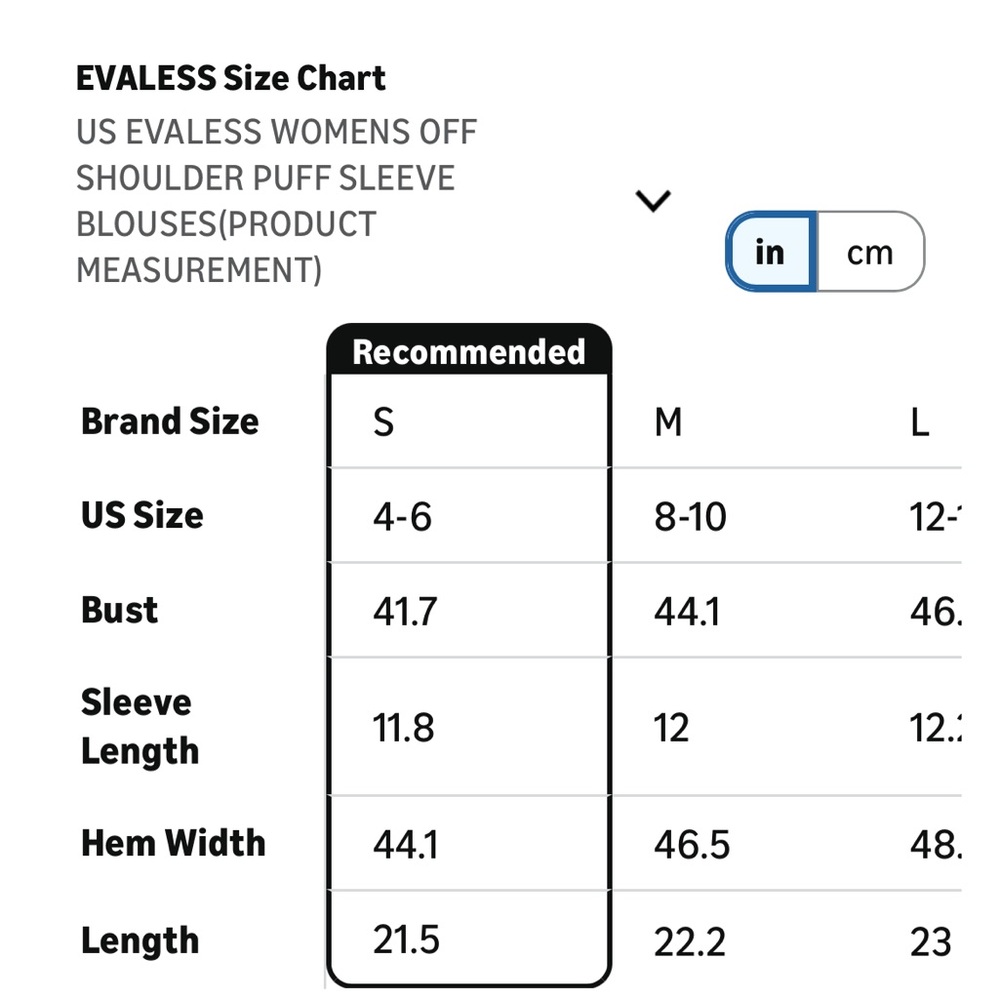 EVALESS Womens Tops Off The Shoulder Blouses for Dressy Casual Cute Puff Sleeve - Picture 2 of 6